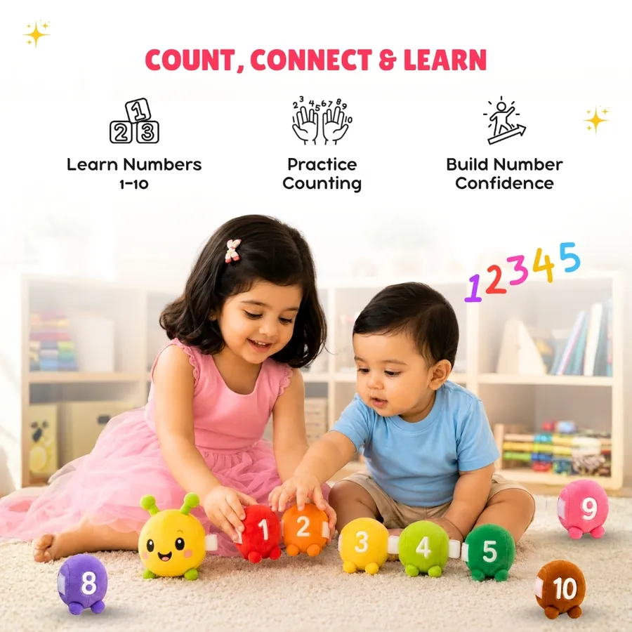 Count, connect and learn — numbers 1 to 10, counting practice, number confidence