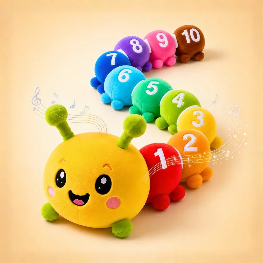 Press Numsy's head and it plays cheerful number rhymes
